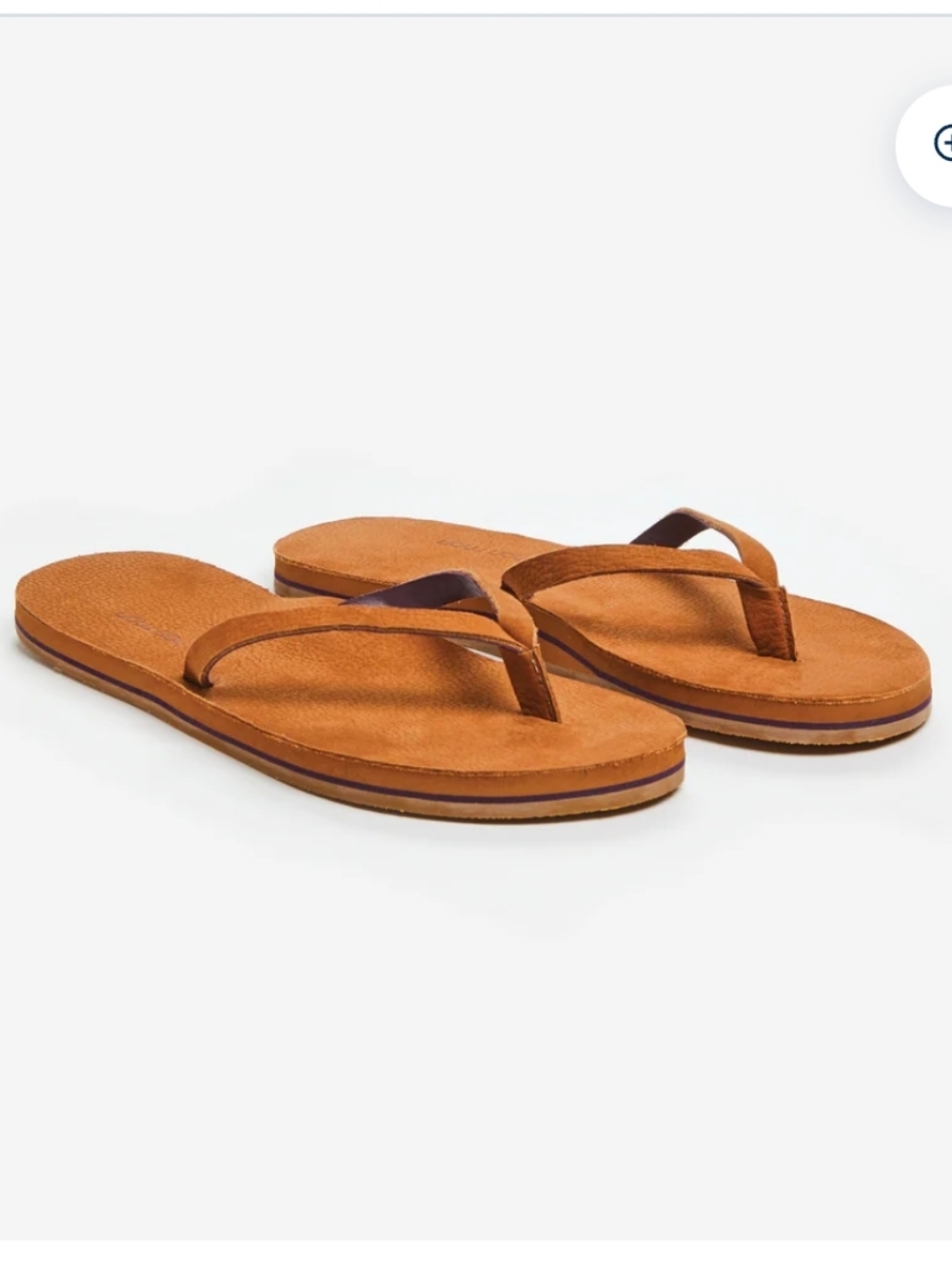 Hari Mari Meadows Tobacco Flip Flops Size 11 Women's